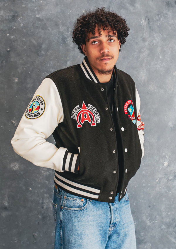 Apexx.Congo01 APEXX PREDATOR - FREE CONGO Varsity Jacket - (This is a pre-order product. 6-8 Weeks)