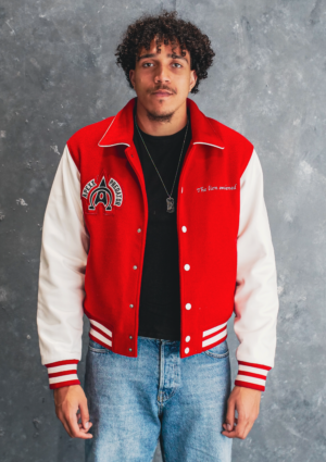 Apexx.God_chosen1 APEXX PREDATOR - GOD CHOSEN WARRIOR - Varsity Jacket (This is a preorder product. 6-8 weeks)