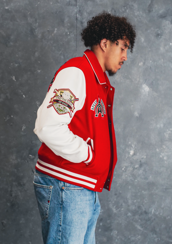 APEXX PREDATOR - FREE PALESTINE Varsity Jacket (This is a pre-order product. 4-6 Weeks)