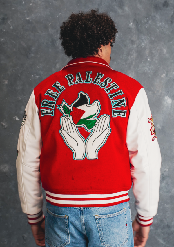 APEXX PREDATOR - FREE PALESTINE Varsity Jacket (This is a pre-order product. 4-6 Weeks)